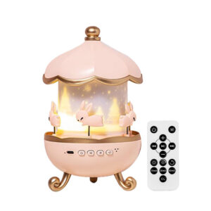 LAMPARA PROYECTOR ESTRELLAS CONEJO BT Y CONTROL REMOTO (JTLAMP194)