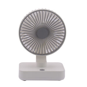 VENTILADOR DE ESCRITORIO RECARGABLE USB 3 VELOCIDADES BLANCO (JTVENT039)