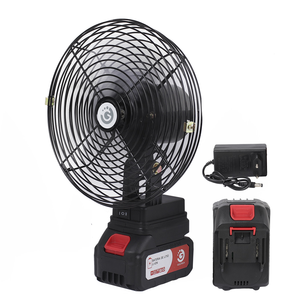 VENTILADOR PORTATIL INAL GOLDTECH RECARGABLE (JTVENT122)