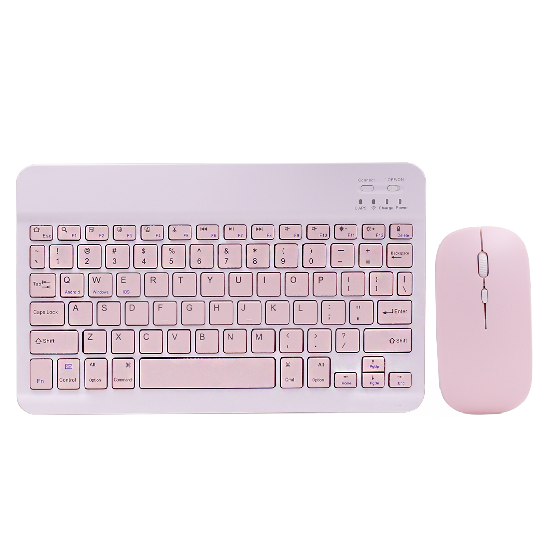 COMBO TECLADO Y MOUSE INALAMBRICO ROSADO (JTACCPC233ROS)