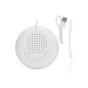 MAQUINA DE SONIDO PARA BEBE RECARGABLE TEMPORIZADOR BLANCO (JTBABY125)