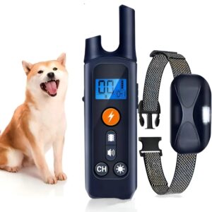 COLLAR ANTILADRIDOS RECARGABLE A CONTROL REMOTO NEGRO (JTHOG1086)