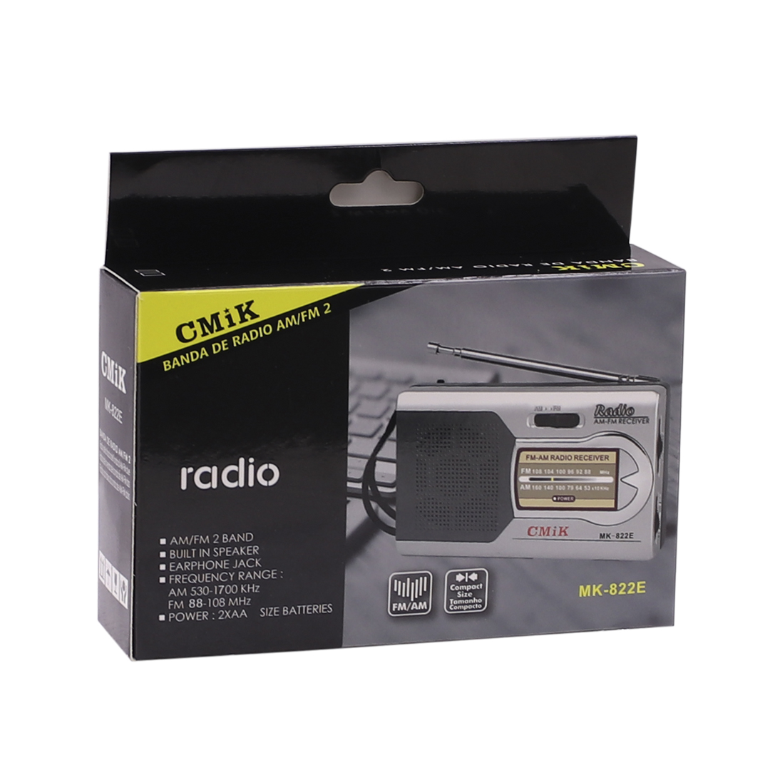 RADIO PORTATIL CMIK AM/FM A PILA MK-822 (JTPAR182) - Image 2