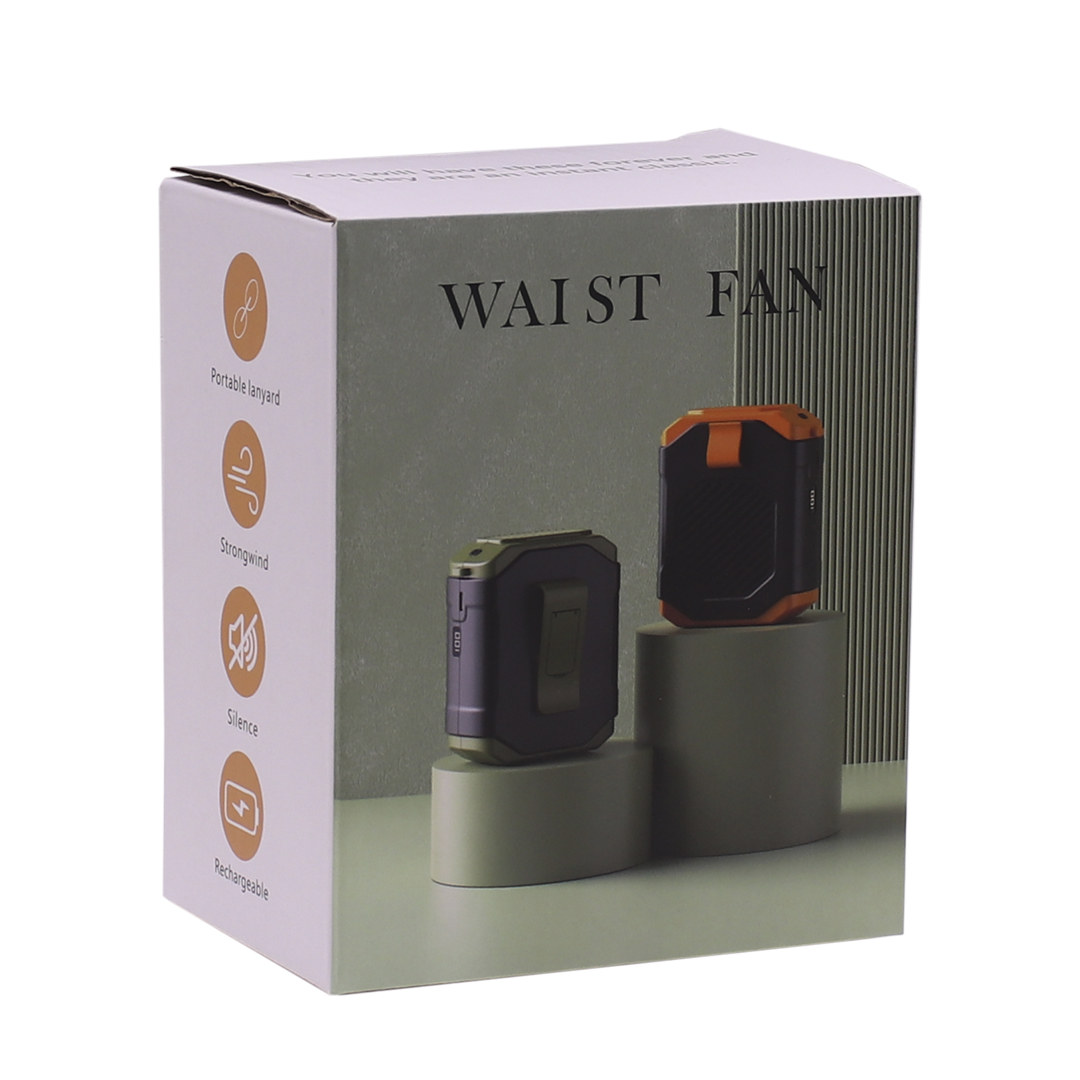 VENTILADOR PORTATIL CON LINTERNA 5 VELOCIDADES POWER BANK NEGRO (JTVENT041) - Image 4