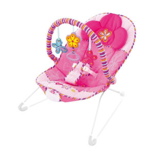SILLA MECEDORA PARA BEBE ROSA / VERDE (JTBABY017)