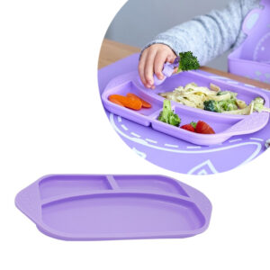 PLATO DE SILICONA CON 3 DIVISIONES (JTBABYMNM12)
