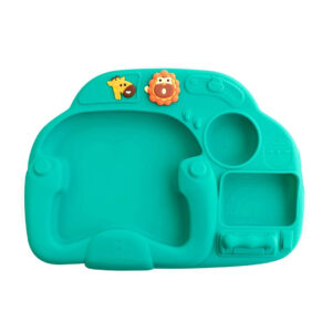 PLATO CREATIVO DE SILICONA CON DIVISIONES (JTBABYMNM30)