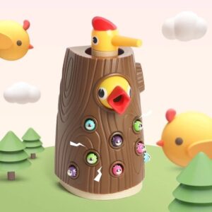 JUEGO PAJARO CARPINTERO CON IMAN (JTBABYTB6052)