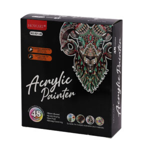 SET DE 48 MARCADORES ACRILICOS DOBLE PUNTA ROTULADORES ARTE (JTHOG1091)