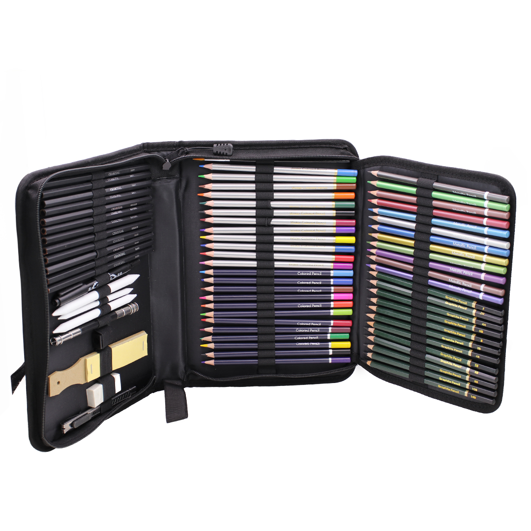 KIT 72 PIEZAS LAPICES DE COLORES CON BLOCK DE HOJAS (JTHOG1096) - Image 2