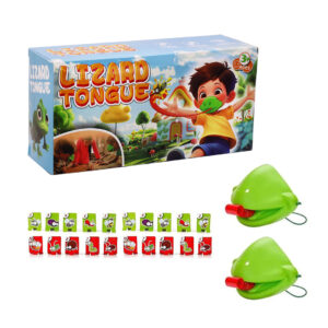 LENGUA DE RANA X2 CAPTURA INSECTOS CON CARTAS VERDE (JTJUG357)