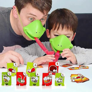 LENGUA DE RANA X2 CAPTURA INSECTOS CON CARTAS VERDE (JTJUG357)