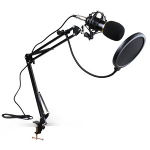 MICRÓFONO CON CONDENSADOR BRAZO Y ACCESORIOS (JTACCAV052)