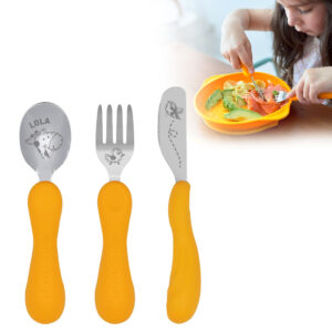 SET CUCHARA TENEDOR Y CUCHILLO DE AGARRA FACIL (JTBABYMNM35)