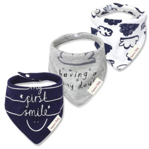 BABERO X3 BANDANA CON DISEÑO CLOUDY DAY (JTBABYQA2018)