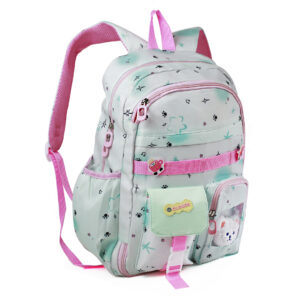 MOCHILA ESCOLAR KAWAII UNICORNIO VERDE (JTBOL069VER)