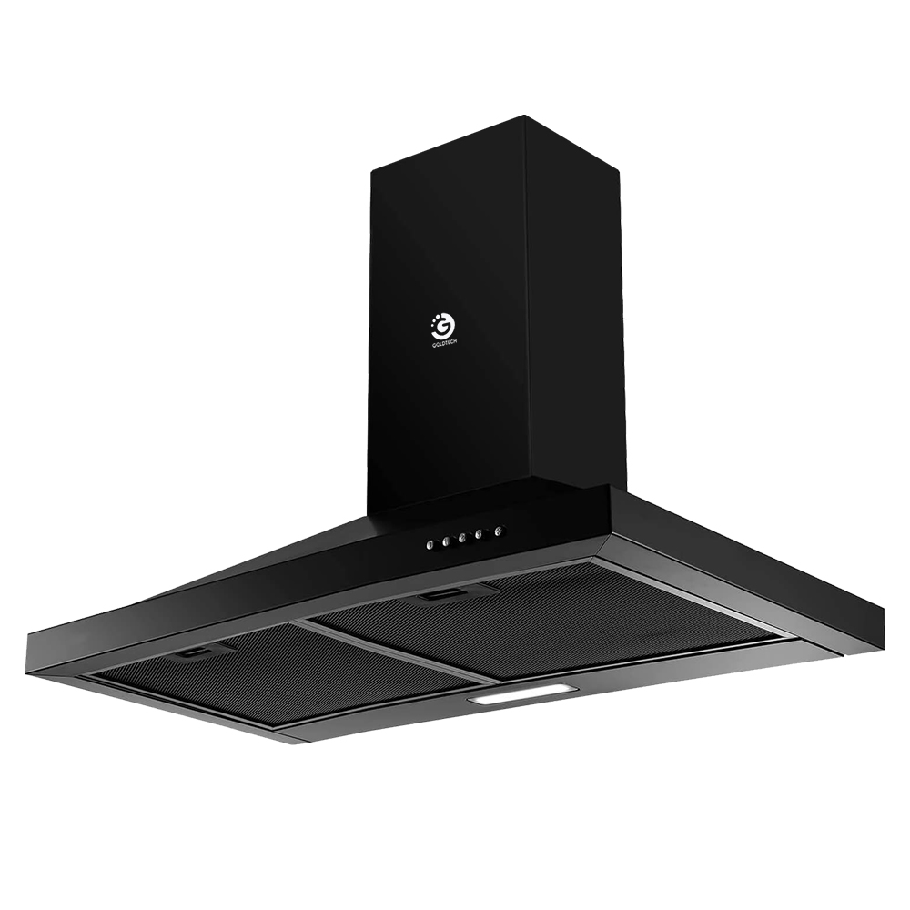CAMPANA DE COCINA EXTRACTOR GOLDTECH NEGRO (JTELEC132NEGRO)