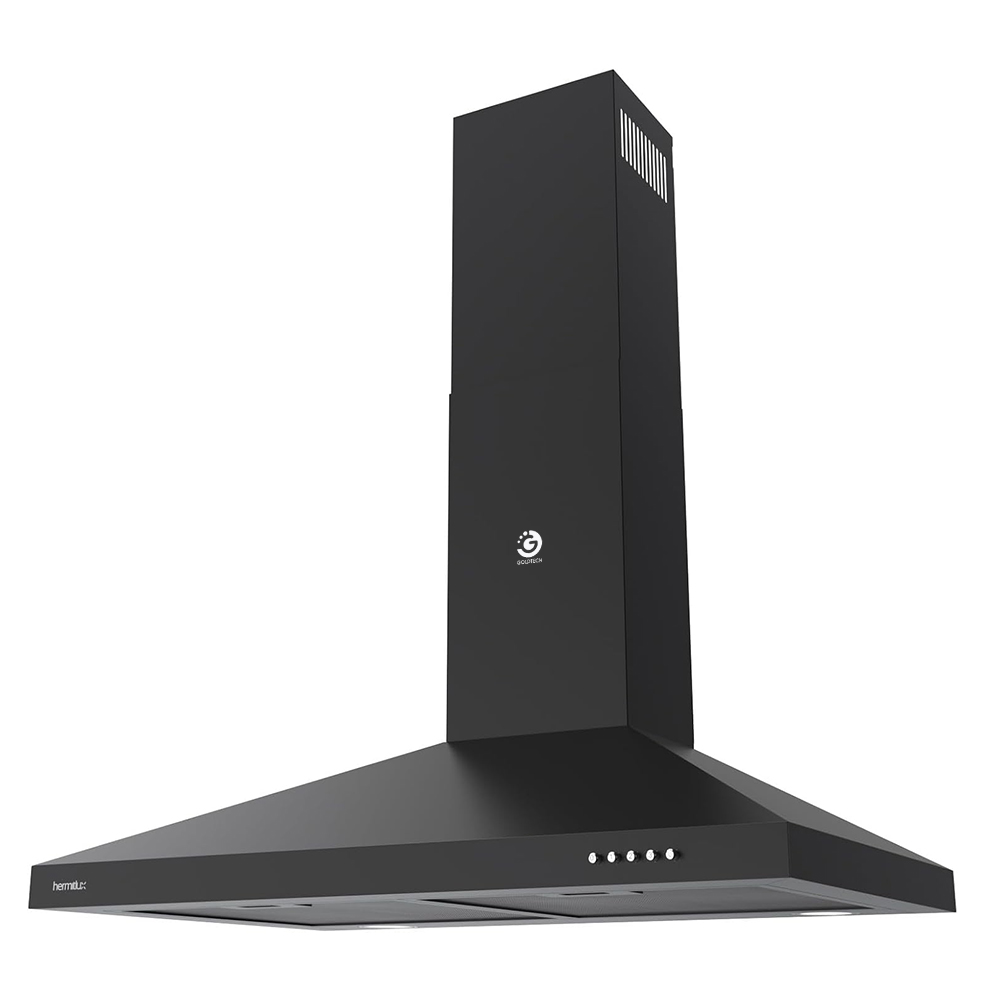 CAMPANA DE COCINA EXTRACTOR GOLDTECH NEGRO (JTELEC132NEGRO) - Image 2