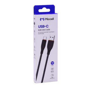 CABLE USB A USB-TIPO C MICCELL VQ-D06 1M NEGRO (JTMICC055)