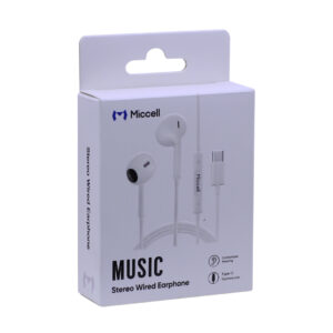 AURICULAR MICCELL VQ-H53 ENJOY TIPO C MANOS LIBRES BLANCO (JTMICC070)