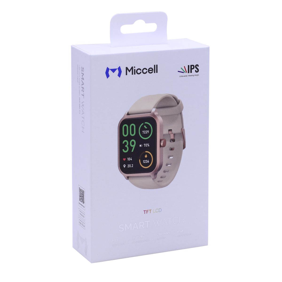 RELOJ SMARTWATCH MICCELL VQ-SM02 ROSADO (JTMICC082ROS) - Image 3