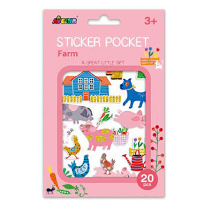 PEGATINAS STICKER POCKET FARM (JTBABYAV056)