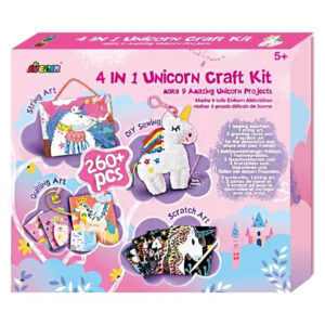 SET DE ARTE Y MANUALIDADES KIT CRAFT 4 EN 1 UNICORNIO (JTBABYAV061)