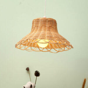 LAMPARA COLGANTE DE MIMBRE RATTAN (JTHOG1133)