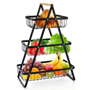 ESTANTE 3 NIVELES FRUTERO NEGRO (JTHOG1137)