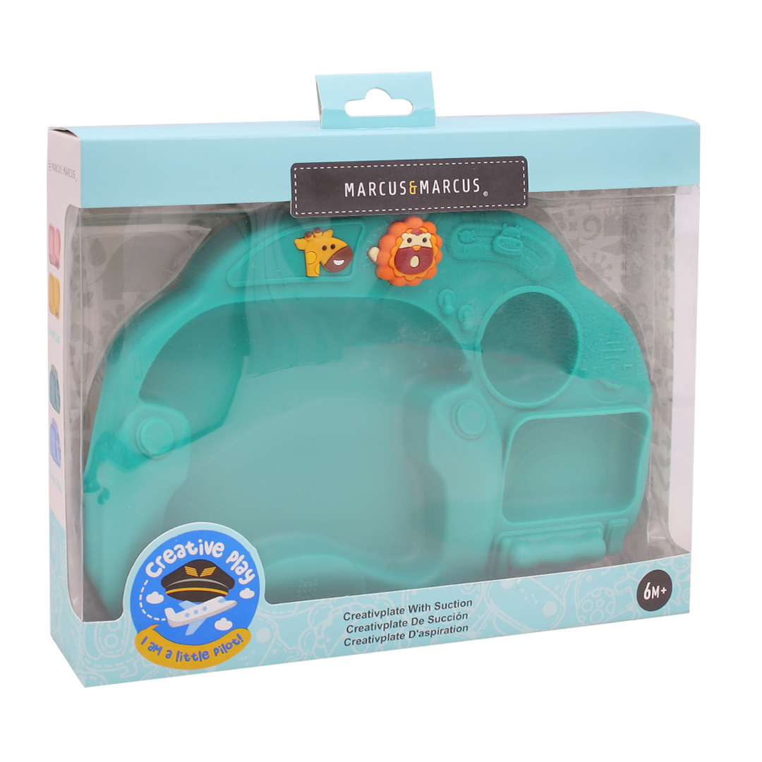 PLATO INFANTIL CREATIVO DE SILICONA CON DIVISIONES (JTBABYMNM30) - Image 3