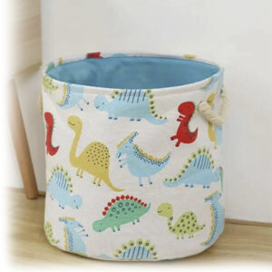CANASTO CESTO ORGANIZADOR PLEGABLE DINOSAURIO (JTBABYPQ9066)
