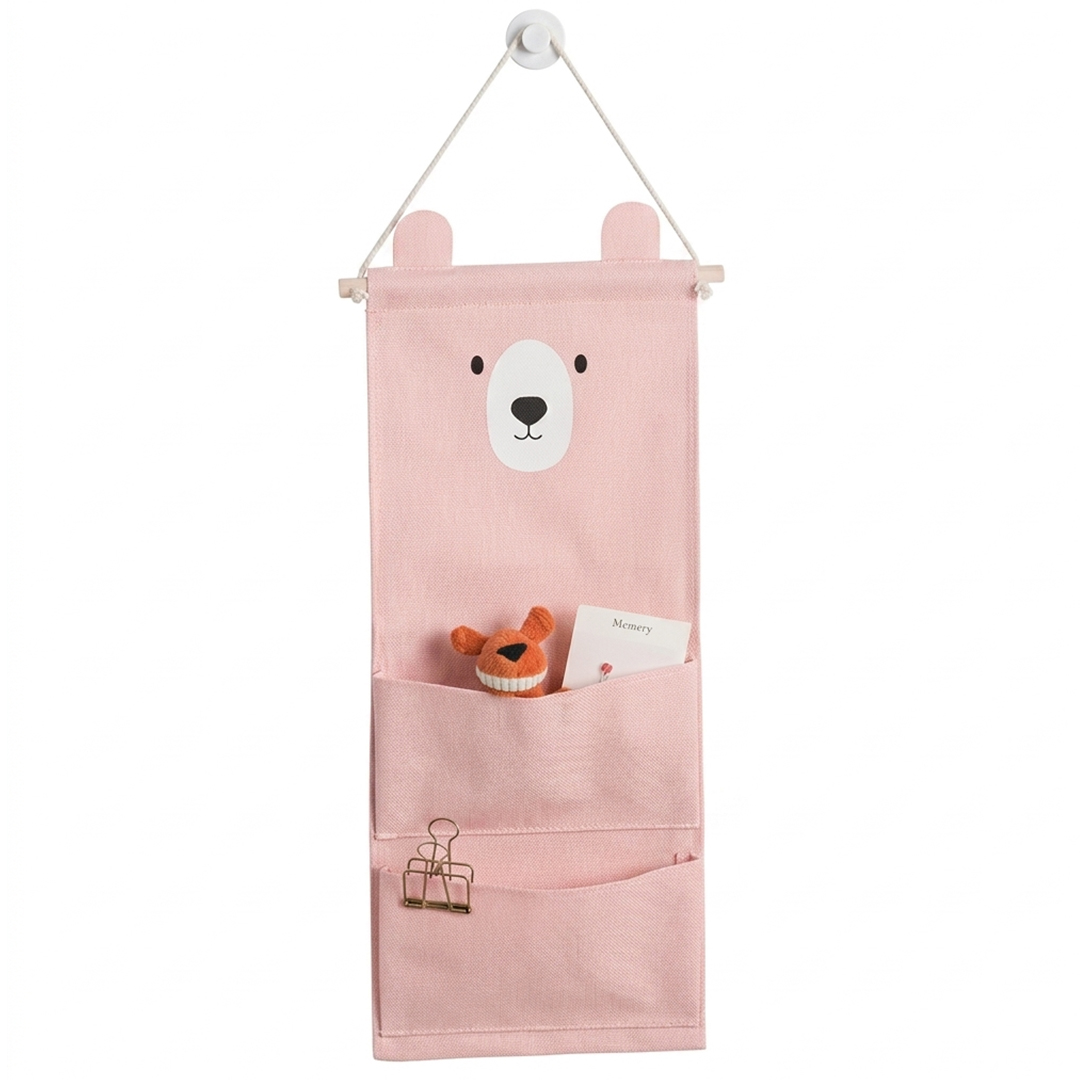 ORGANIZADOR COLGANTE OSITO CON BOLSILLOS (JTBABYQD4003)