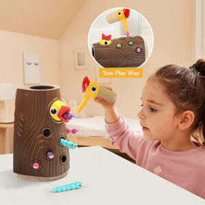 JUEGO PAJARO CARPINTERO CON IMAN (JTBABYTB6052)