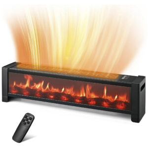 CALEFACTOR BARRA EFECTO FUEGO CON CONTROL REMOTO (JTELEC446)