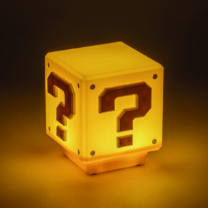 VELADORA INFANTIL SIGNO PREGUNTA AMARILLO (JTLAMP137)