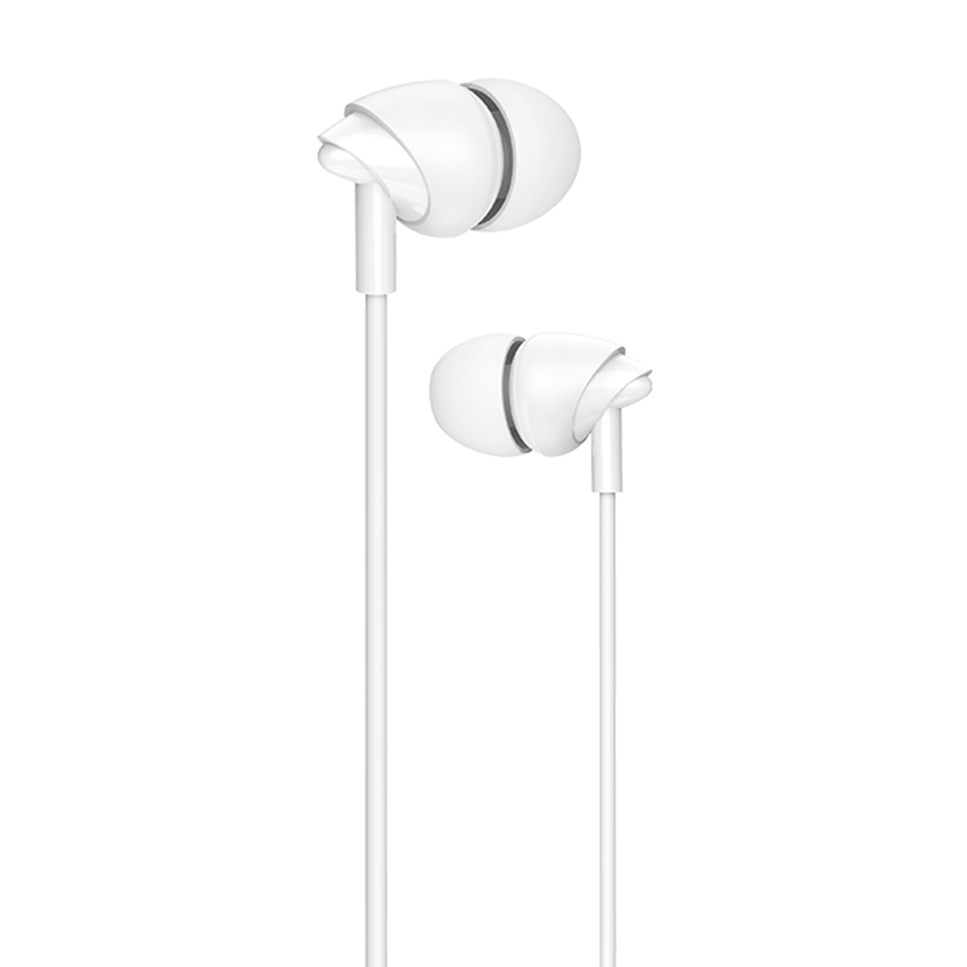 AURICULAR 3.5MM USAMS 1.2M BLANCO (JTUSAMS003)
