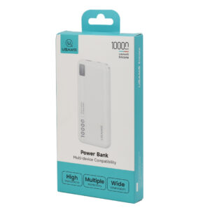 POWER BANK USAMS 10000MAH USB + TIPO C BLANCO (JTUSAMS009)