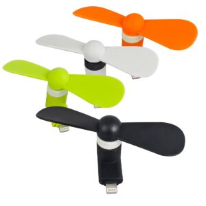 MINI VENTILADOR PORTATIL CONECTOR LIGHTNING (JTACCEL090)