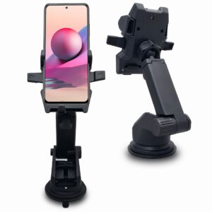 SOPORTE CELULAR PARA AUTO CON VENTOSA BRAZO EXTENSIBLE NEGRO (JTACCEL212)