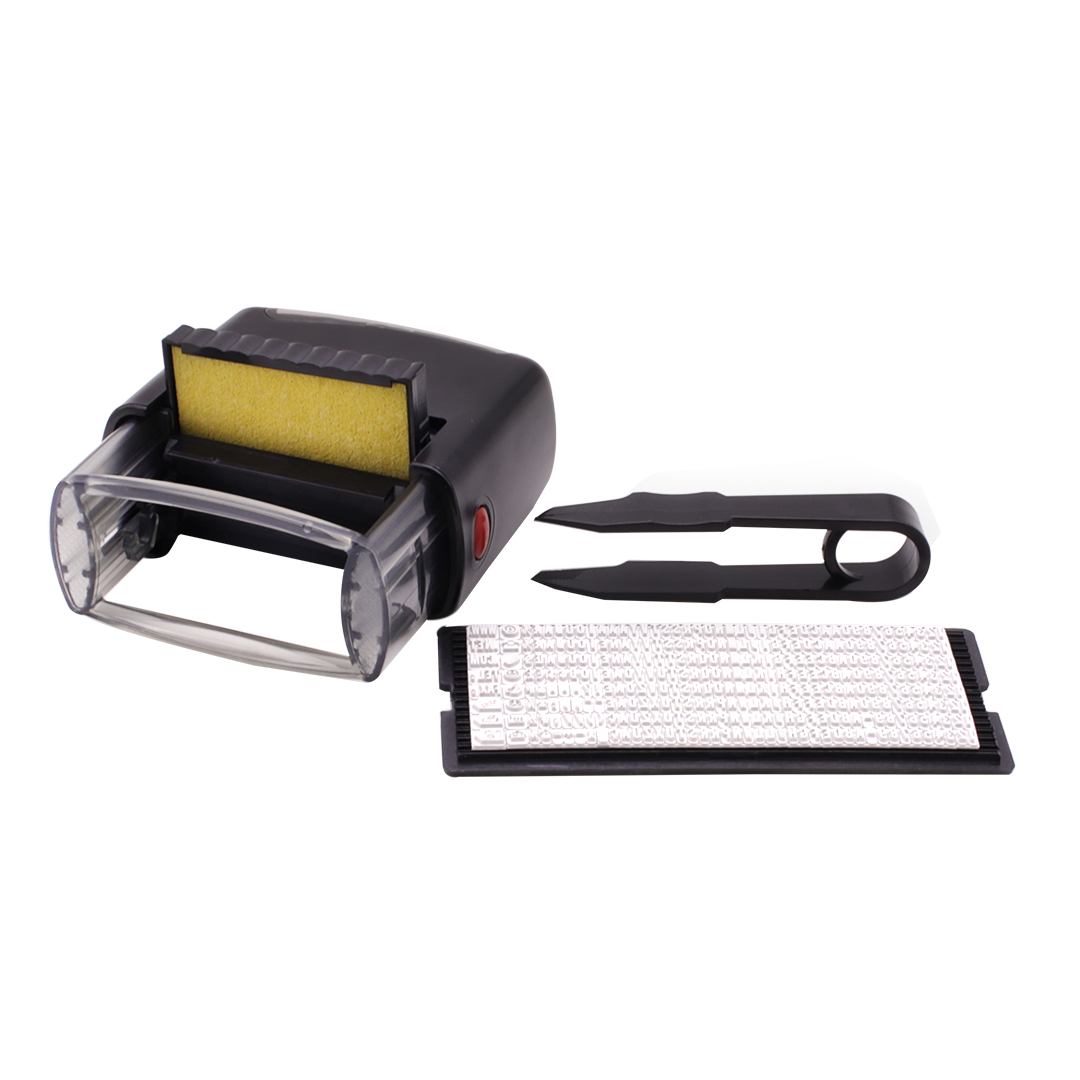 KIT DE SELLO EDITABLE AUTOMATICO PARA ROPA Y PAPEL CON TINTA (JTACCOF001) - Image 3