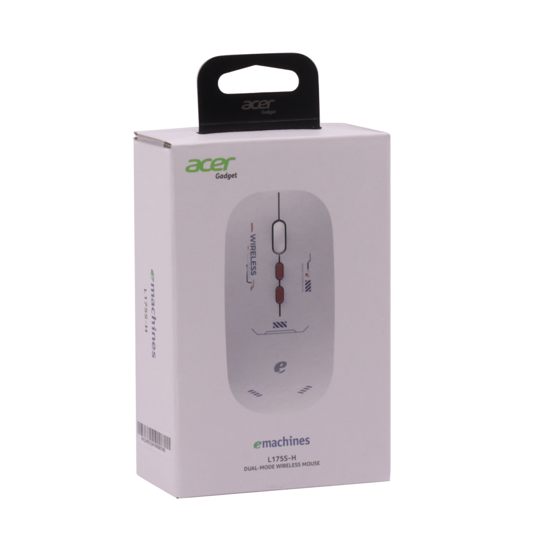 MOUSE ACER INALAMBRICO BT/2.4Ghz L175S-H BLANCO (JTACER003BLA) - Image 2