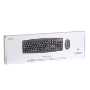 COMBO MOUSE Y TECLADO ACER EAK030 SP NEGRO (JTACER008)