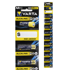 PILA ALCALINA VARTA TIRA X10 AA (JTBAT041)