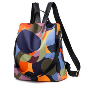 MOCHILA ANTIRROBO CIRCULOS COLORES (JTBOL040)