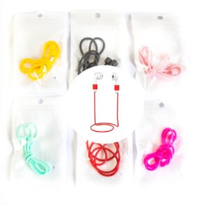 CORREA DE SILICONA PARA AURICULARES I12 DE COLORES (JTCABL411)