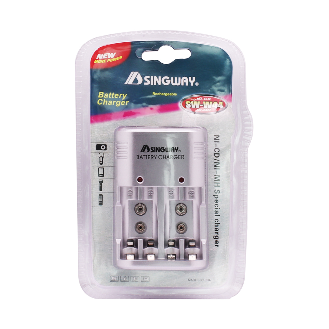 CARGADOR DE PILAS SINGWAY AA / AAA 9V (JTCARG124)