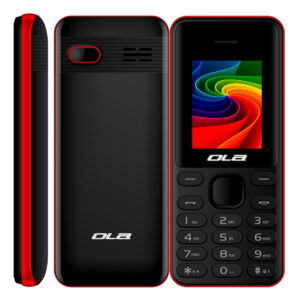 CELULAR OLA OK X36 NEGRO Y ROJO DUAL SIM (JTCEL064)