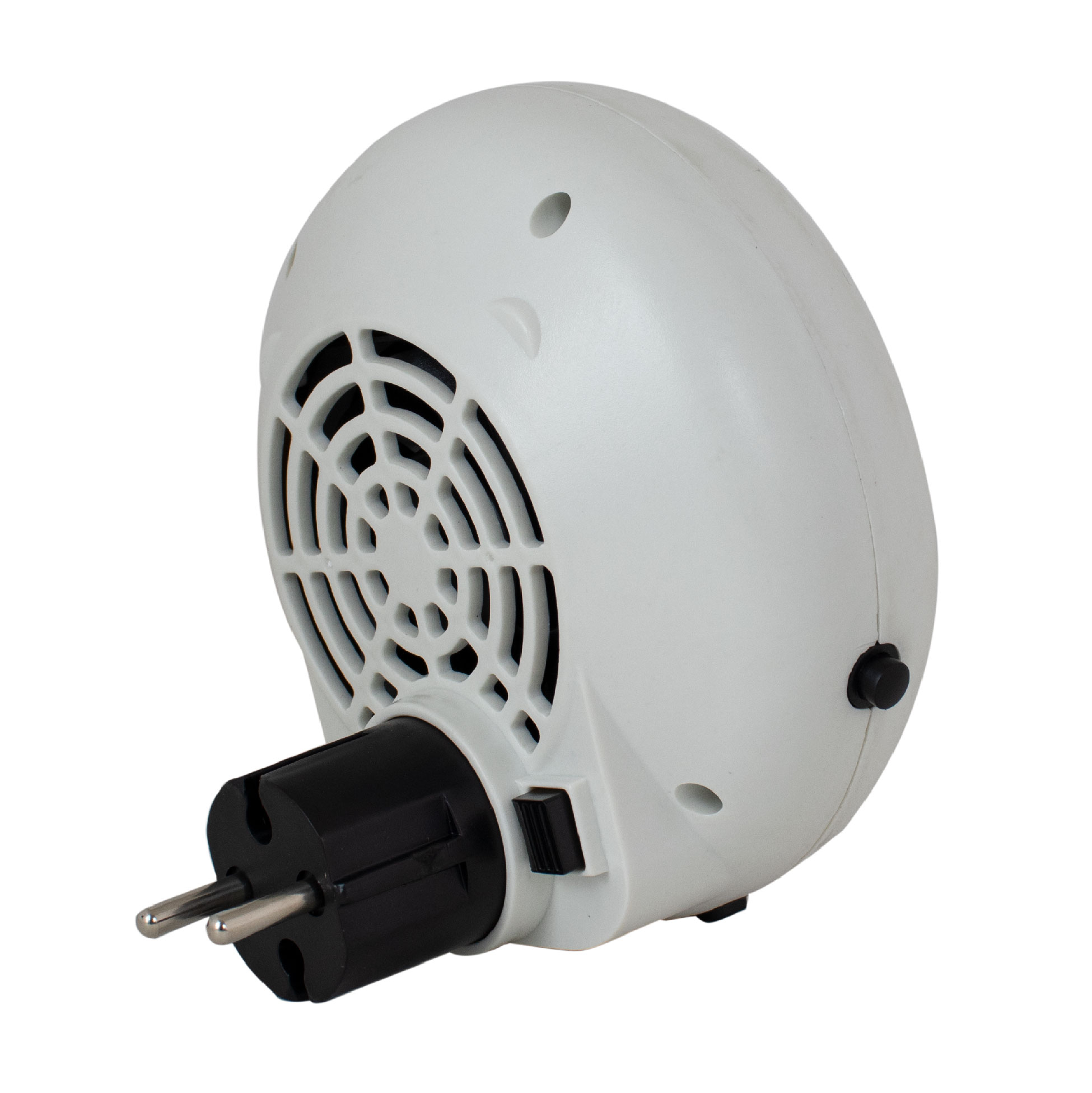 MINI CALEFACTOR PORTATIL REDONDO CON DISPLAY 220V BLANCO (JTELEC085) - Image 2