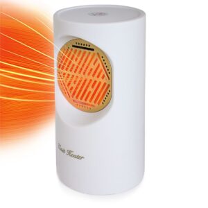 MINI CALEFACTOR ELECTRICO CERAMICO PORTATIL CILINDRICO BLANCO (JTELEC129)