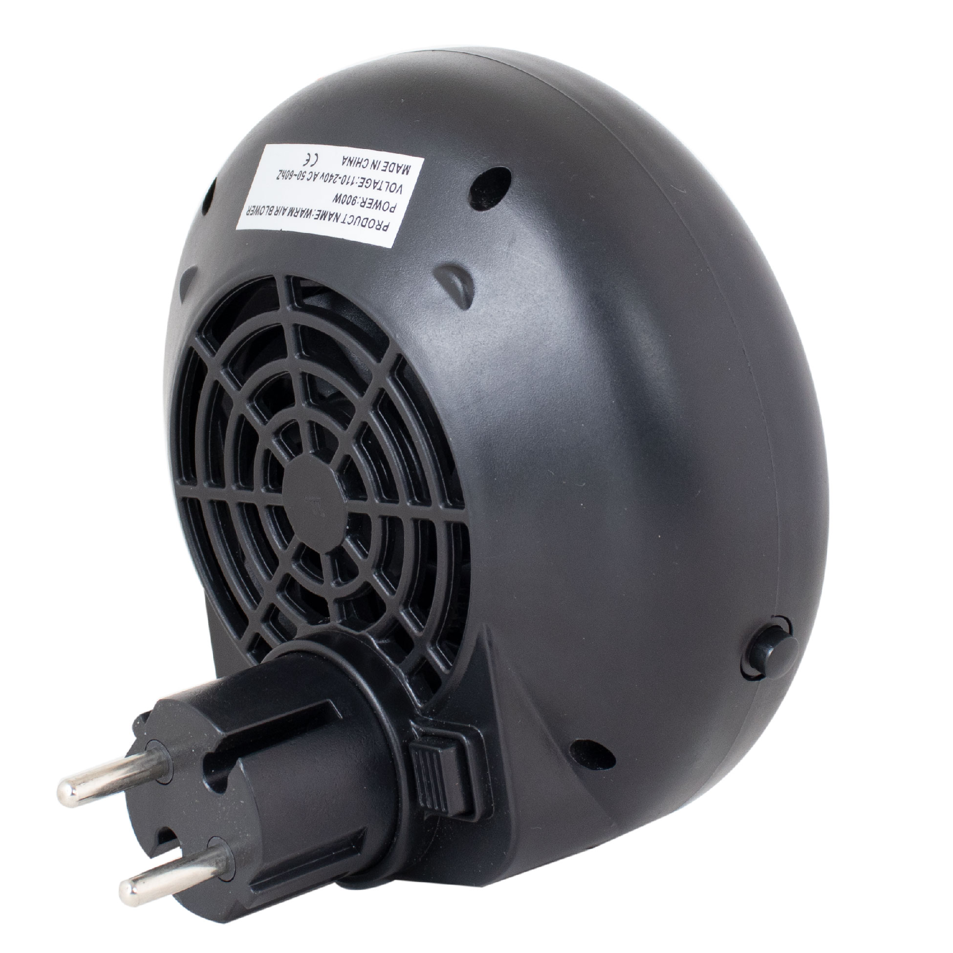 MINI CALEFACTOR PORTATIL REDONDO CON DISPLAY 220V NEGRO (JTELEC301) - Image 2